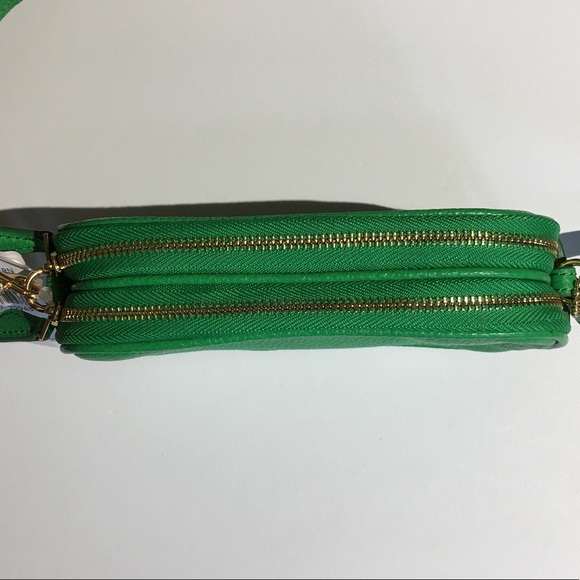 Coach Xbody Pouch in Green Leather - Picture 9 of 9